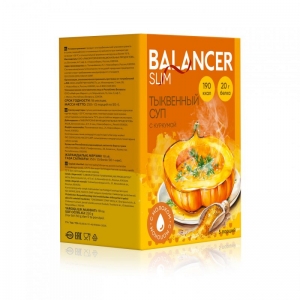 Коктейль BALANCER SLIM со вкусом &laquo;Тыквенный суп с куркумой&raquo;, 5 саше